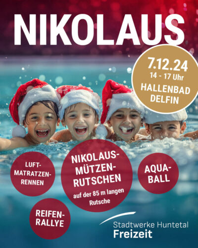 Der Nikolaus im Hallenbad Delfin