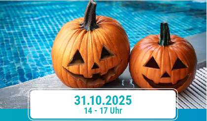 Halloweenparty am 31.10. im Hallenbad Delfin