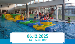 Aqua-Fun-Party im Hallenbad Delfin mit Nikolausbesuch am 6.12.