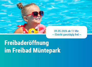 Eröffnungsfeier Freibad Müntepark